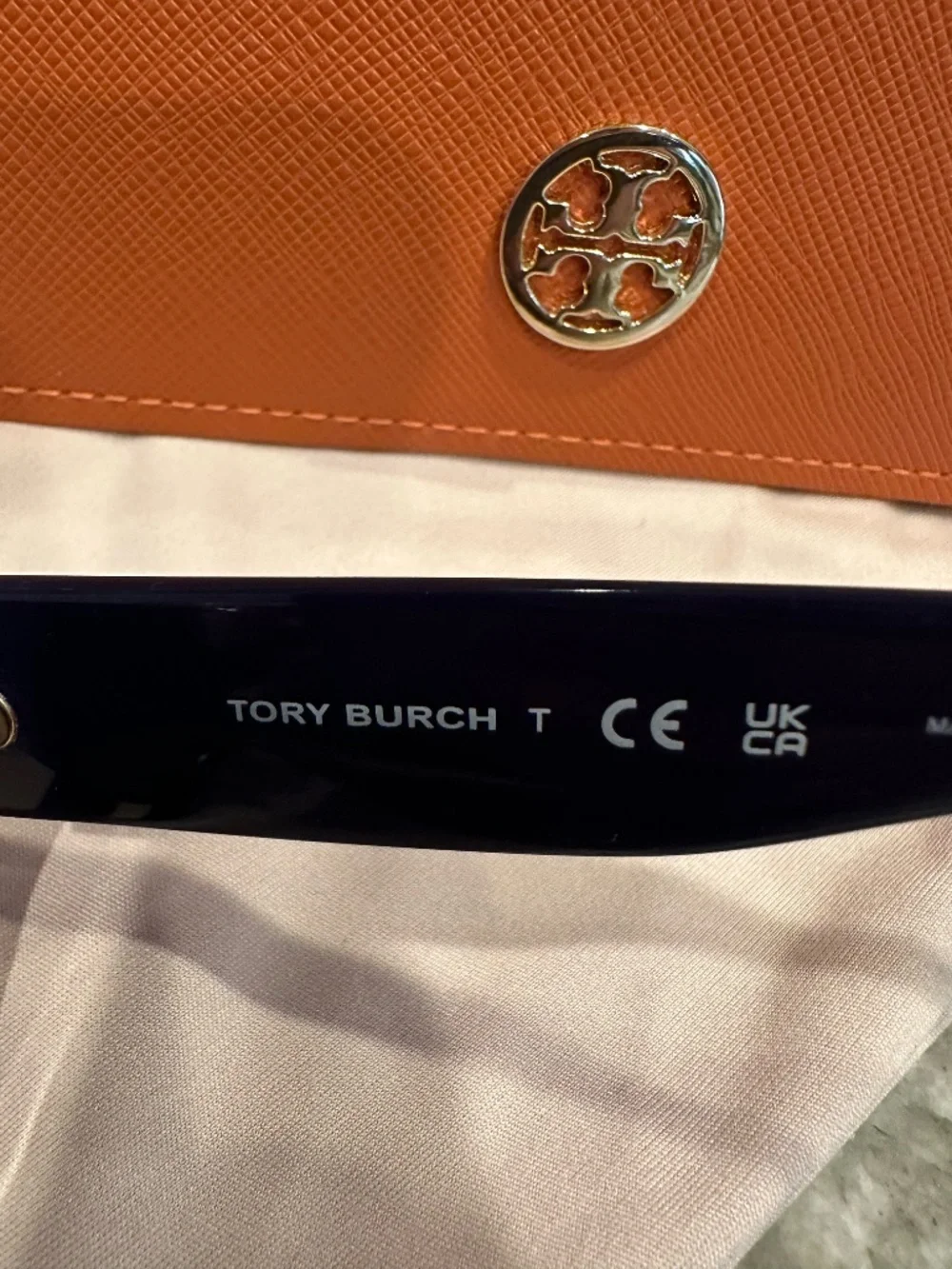 Tory Burch Miller Geometric TY7169U Navy Ivory Sunglasses NWOT